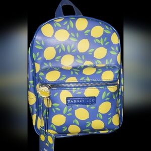 Dabney Lee Kids Backpack with Yellow Lemon Design Cute And Fun Bag